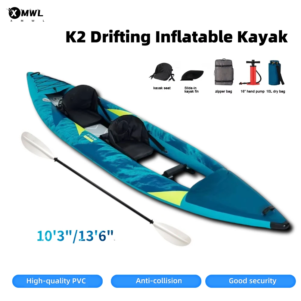 Perahu Kano Kayak Tiup 1-2 Ora - Fishing Kayak Seat ulasan dan harga
