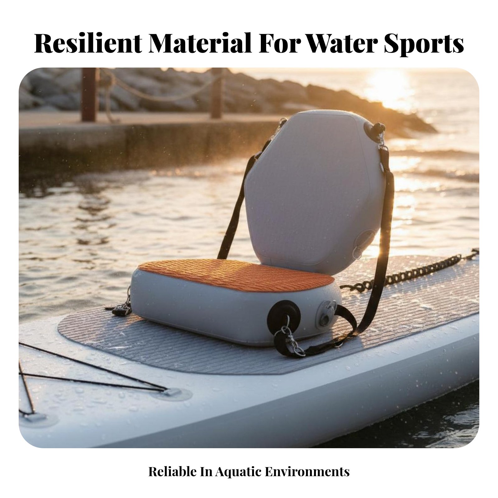 Kursi Kayak Tiup Tahan Aus, Ku - Fishing Kayak Seat ulasan dan harga